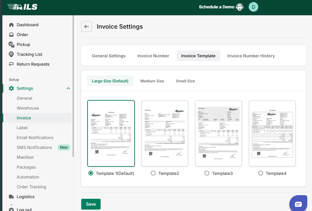 GST invoice Shopify Wix