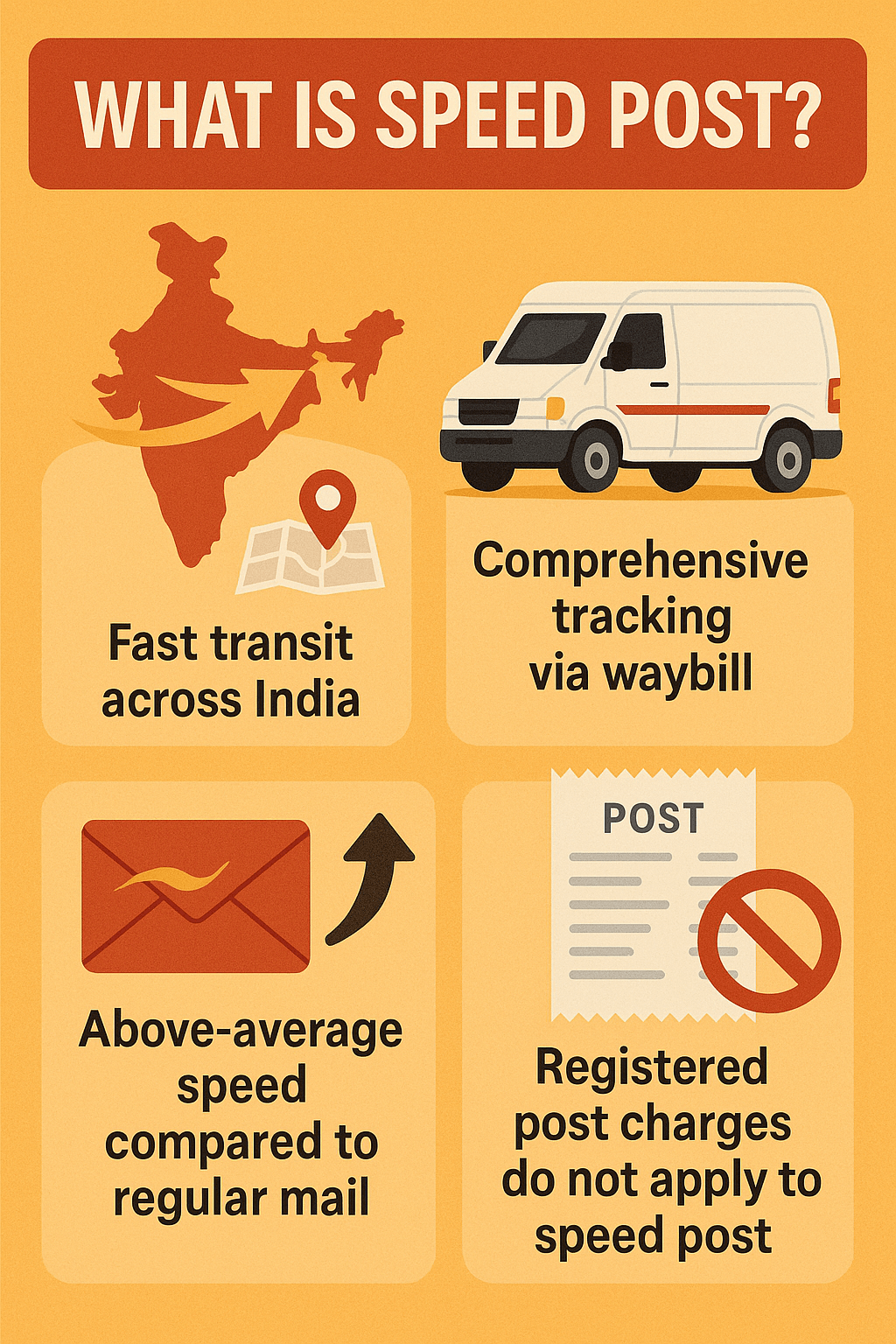 Difference Between Speed Post and Registered Post